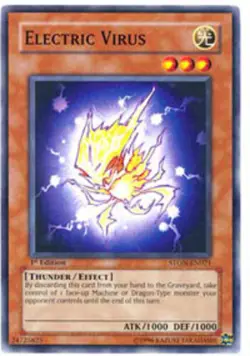 Yugioh! MP Electric Virus - STON-EN021 - Common - Unlimited Edition Moderately P - Image 1