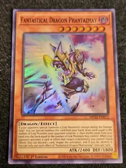 Yugioh 1x Fantastical Dragon Phantazmay MP20-EN012 Super Rare NM 1st - Image 1