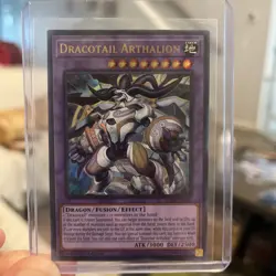 Yu-Gi-Oh DRACOTAIL ARTHALION Ultra Rare 1st Edition MINT Justice Hunters EN006 - Image 1