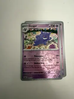 Gengar Reverse Holo NM 094/165 Scarlet & Violet 151 Pokemon Card - Image 1