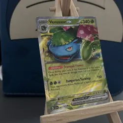 Pokemon Venusaur ex 001/142 Double Rare Holographic Stellar Crown Card - Image 2