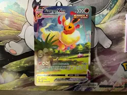 JUMBO Flareon VMAX Promo Card Alt Art SWSH180 Pokemon Premium Collection Promo - Image 1