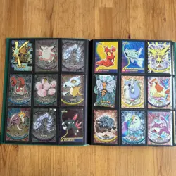 Pokemon Binder Collection Vintage Topps Chrome, Die-Cut, Holos, WOTC 300+ Cards - Image 1