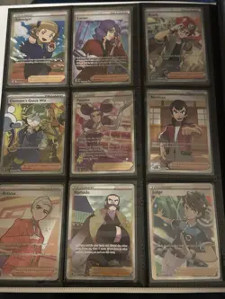 Pokemon Cards Lot SR, SAR Trainers & Energies, In White Flare Binder All NM - Image 2