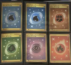 Pokemon Cards Lot SR, SAR Trainers & Energies, In White Flare Binder All NM - Image 5