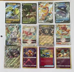 (12)Pokemon Card Lot Radiant,EX,Vstar,V,Vmax, Alakazam,Kyogre,Gardevoir - Image 1
