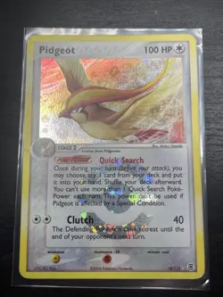 Pidgeot 10/112 Reverse stamped Holo Rare Pokemon card 2004 EX FireRed LeafGreen - Image 1