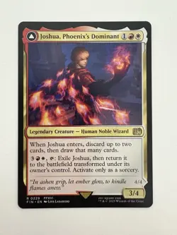 Joshua Phoenix’s Dominant / Phoenix Warden of Fire MTG Magic Card NM Mint FIN - Image 1