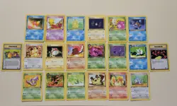 Vintage Pokemon Card Lot of 20 Team Rocket 1st Edition WOTC TCG - Image 1