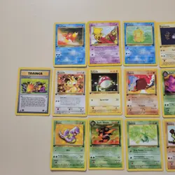 Vintage Pokemon Card Lot of 20 Team Rocket 1st Edition WOTC TCG - Image 2