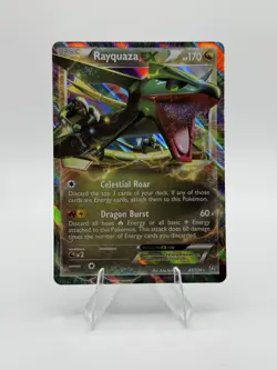 Rayquaza EX 85/124 Dragons Exalted NM Ultra Rare Pokemon Card - Image 1