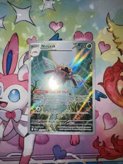 Ninjask 137/132 Illustration Rare Mega Evolution NM English Pokemon card - Image 1