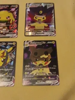 6Pikachu Pokemon Card Holo GX VSTAR VMAX GX EX Cosplay Art - Image 4