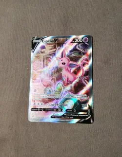 Pokemon Card Espeon V (Alternate Full Art) Evolving Skies 180/203 NM GREAT COND. - Image 1