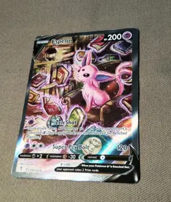 Pokemon Card Espeon V (Alternate Full Art) Evolving Skies 180/203 NM GREAT COND. - Image 2