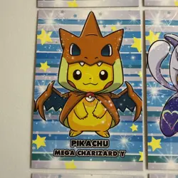 Rare Hearts Holo Pokemon Card Database Christmas Set Poncho Pikachu FULL SET! - Image 5