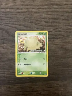 2005 EX - Emerald Shroomish Reverse Holo Stamped Pokemon Card #63 - Image 1