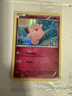 Pokemon Clefairy Toys R US NM Promo Generations Holo Card 50/83 English - Image 1