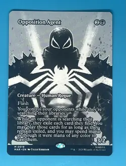 Opposition Agent 0019 (Borderless) MTG Magic Marvel's Spider-Man - Image 1