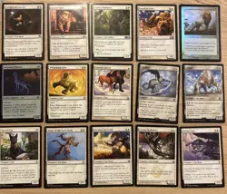 Budget Casual Commander MTG Deck Green White Cat Kin Zar Ojanen, Scion of Efrava - Image 2