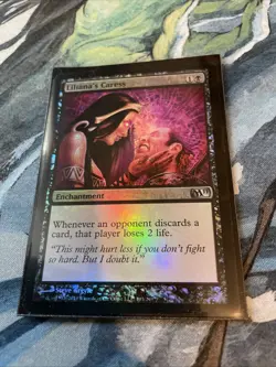 MTG FOIL Liliana's Caress Magic 2011 NM - Image 1