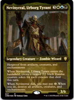 Nevinyrral, Urborg Tyrant (Foil Etched) - Commander Legends - 607 NM - Image 1
