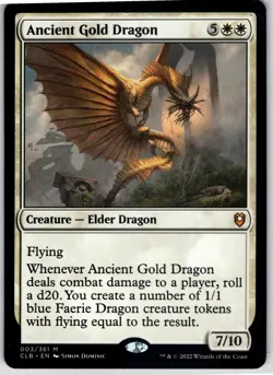 Ancient Gold Dragon M Commander Legends: Battle for Baldur's Gate 3 NM - Image 1