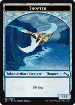 1 x Thopter Token - Foil - Unstable - NM-Mint - MTG - Image 1