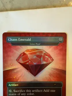 Chaos Emerald (Lotus Petal) Red 7032 Secret Lair Drop Sonic Bonus MTG - Image 4