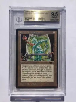 BGS 9.5 | Ashnod's Transmogrant | MtG Antiquities | Gem Mint [9.5, 9, 9.5, 9.5] - Image 1