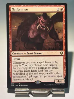 Magic: The Gathering Nalfeshnee CLB 678 ENGLISH NM - Image 1
