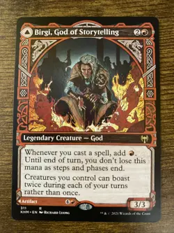 Birgi, God of Storytelling (Showcase) Kaldheim Regular - Image 2