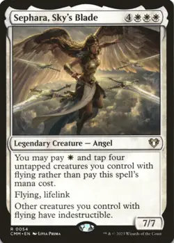 MTG Sephara, Sky's Blade Normal NM Commander Masters Magic 54 - Image 1