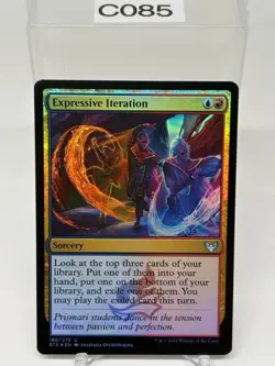 Foil - Expressive Iteration - Strixhaven: School of Mages - STX - 186/275 - MTG - Image 1