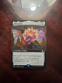 Nyx Lotus (Extended Art) Theros Beyond Death Regular MTG NM Magic Card - Image 1