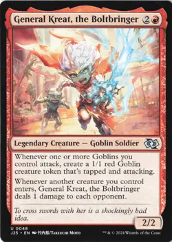 General Kreat, the Boltbringer (Anime) U Foundations Jumpstart 48 NM - Image 1