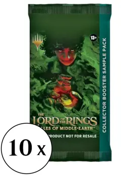 MTG - 10 x Collector Booster SAMPLE PACK - Lord of the Rings - 10 Packs Total - Image 1