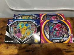 2x Pokemon TCG: Hoopa V Box BRAND NEW SHIPS ASAP & 2x Pokemon Pikachu V box - Image 1