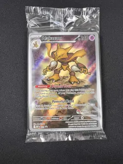 Pokemon Center Stamped Alakazam 009 Pokemon Mega Evolutions - Promo Sealed - Image 1