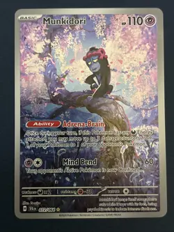 Pokemon TCG Shrouded Fable Munkidori Illustration Rare 072/064 NM - Image 1