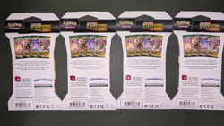 Pokemon Evolving Skies Sleeved Booster Pack Complete Art Set Of 4 Packs. - Image 2