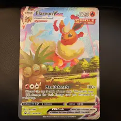 JUMBO Oversized Flareon VMAX Promo Alt Art SWSH180 Pokemon Premium Collection - Image 1