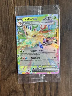 Leafeon Ex 006/131 Prismatic Evolutions Stamped Promo Pokemon TCG SEALED - Image 1