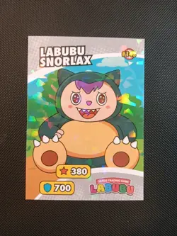 Labubu Snorlax Pokemon Labubu Cards Trading Game Card Peru US Seller MINT - Image 1