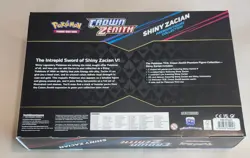 Pokemon Crown Zenith Shiny Zacian Premium Figure Collection SEALED BOX - Image 2