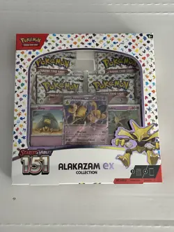 Pokemon TCG, Scarlet & Violet 151 Alakazam EX Collection Box - Image 1