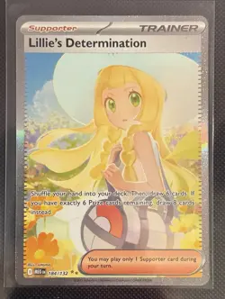 Pokemon - Lillie's Determination SIR 184/132 - Mega Evolution - English, In Hand - Image 1