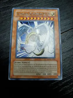 Winged Kuriboh LV10 Rare Yu-Gi-Oh! DP1-EN006 Duelist Pack Jaden Unlimited, LP - Image 2