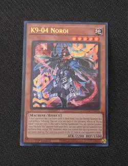 YGO K9-04 Noroi Ultra Rare 1st Ed NM Doom Of Dimensions DOOD-EN025 - Image 1