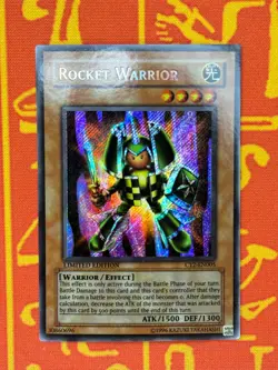 YUGIOH ROCKET WARRIOR SECRET RARE EXCELLENT CT2-EN005 - Image 1